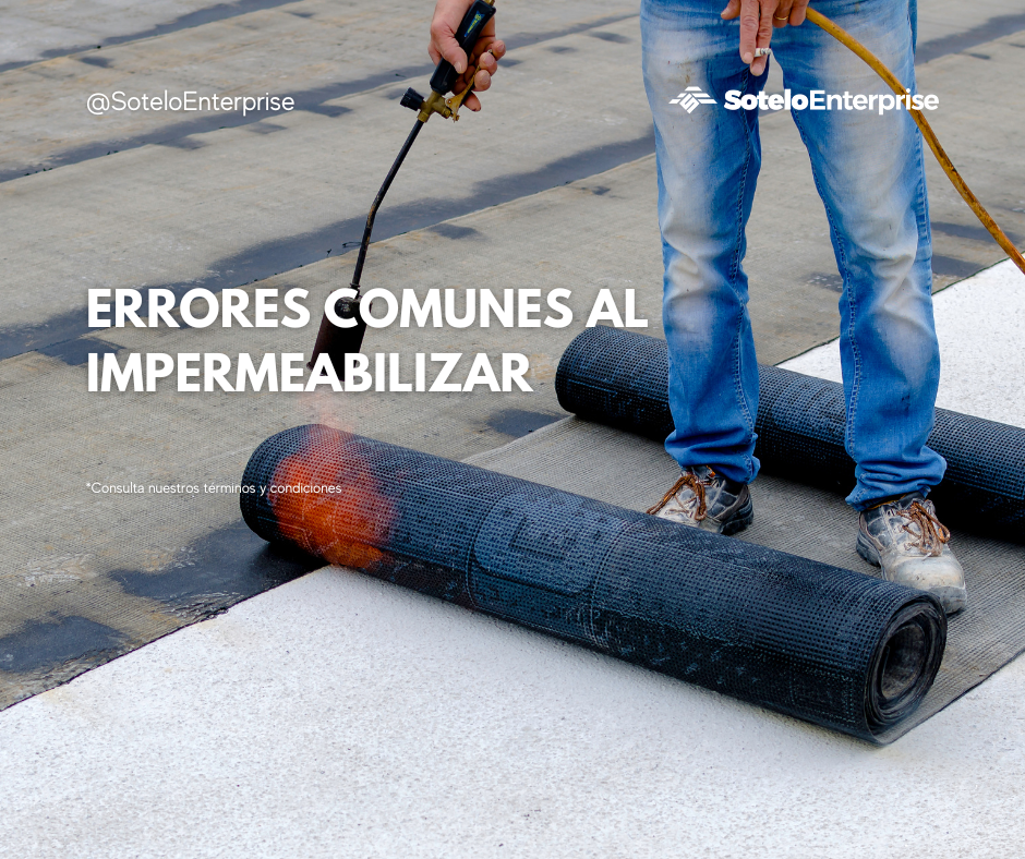 Errores comunes al impermeabilizar